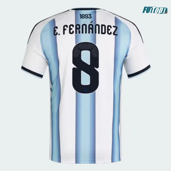 Camiseta E.Fernández 8 Argentina Home 2026