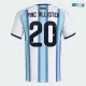 Camiseta Mac Allister 20 Argentina Home 2026