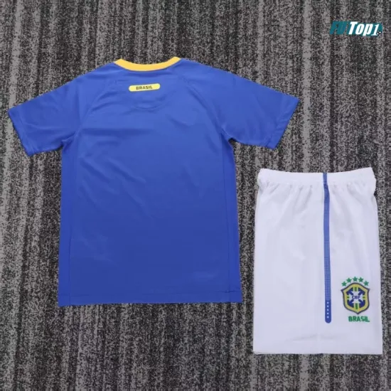 Camiseta Brasil Away 2010 Niño Retro