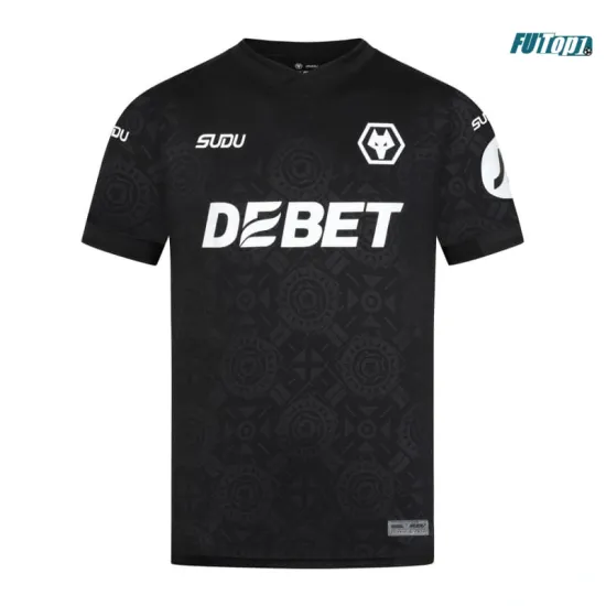 Camiseta de Portero Wolverhampton Wanderers 2025/2026 Negro