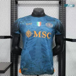 Camiseta Napoli 2025/2026 Edición Especial de Halloween Versión Jugador Azul