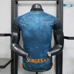Camiseta Napoli 2025/2026 Edición Especial de Halloween Versión Jugador Azul