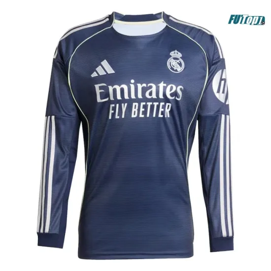 Camiseta Real Madrid Away 2025/2026 ML con Parche HP