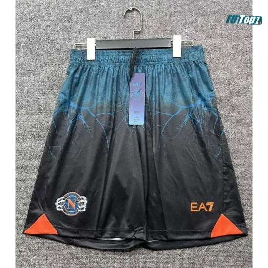 Pantalón Corto Napoli 2025/2026 Edición Especial de Halloween Azul
