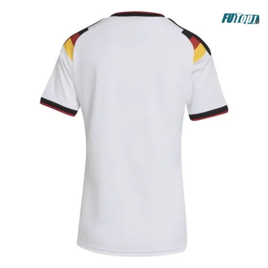 Camiseta Alemania Local Mundial 2026 Blanco Mujer