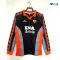 Camiseta AS Roma Alternativo 1998/99 ML Negro/Naranja/Gris Retro