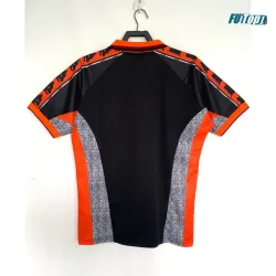 Camiseta AS Roma Alternativo 1998/99 Negro/Naranja/Gris Retro