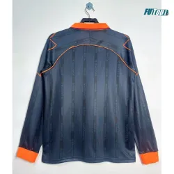 Camiseta AS Roma Alternativo 1999/00 ML Azul Marino Retro