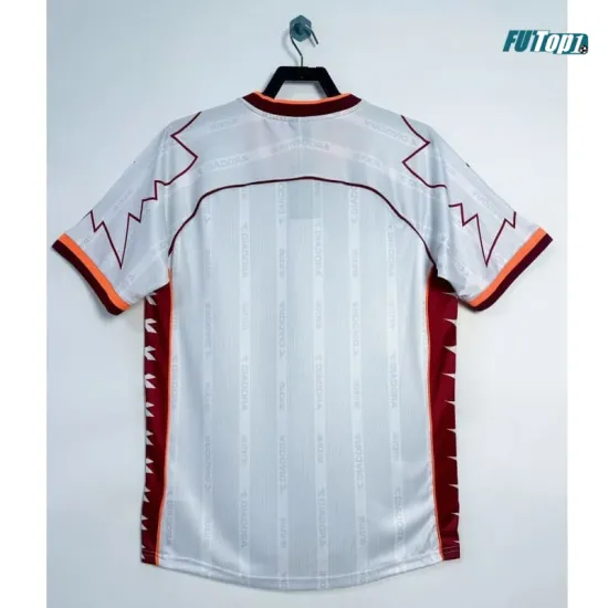 Camiseta AS Roma Visitante 1999/00 Blanco Retro
