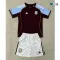 Camiseta Aston Villa Local 2025/2026 Rojo Oscuro Niño Kit