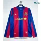 Camiseta Barcelona Local 2007/08 ML Rojo/Azul Retro
