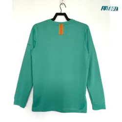 Camiseta Barcelona Visitante 2010/11 ML Verde Retro