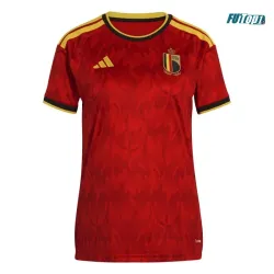 Camiseta Bélgica Local Mundial 2026 Rojo Mujer