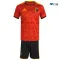 Camiseta Bélgica Local Mundial 2026 Rojo Niño Kit