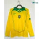 Camiseta Brasil Local 2004 ML Amarillo Retro