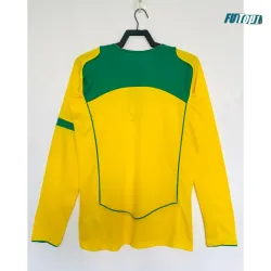 Camiseta Brasil Local 2004 ML Amarillo Retro