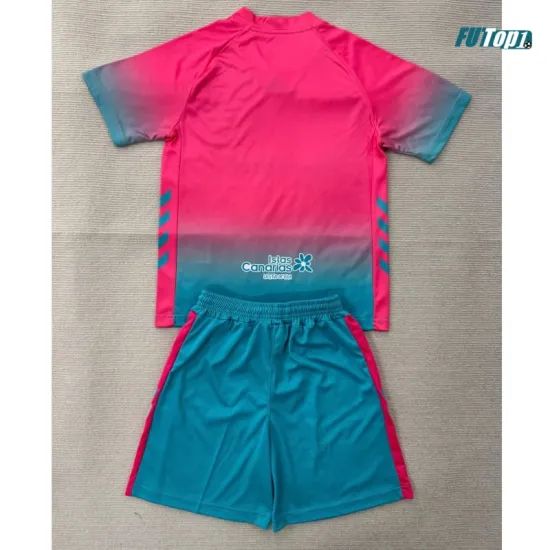 Camiseta CD Tenerife Alternativo 2025/2026 Rosa/Azul Niño Kit