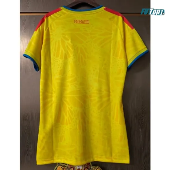 Camiseta Colobima Local Mundial 2026 Amarillo Mujer