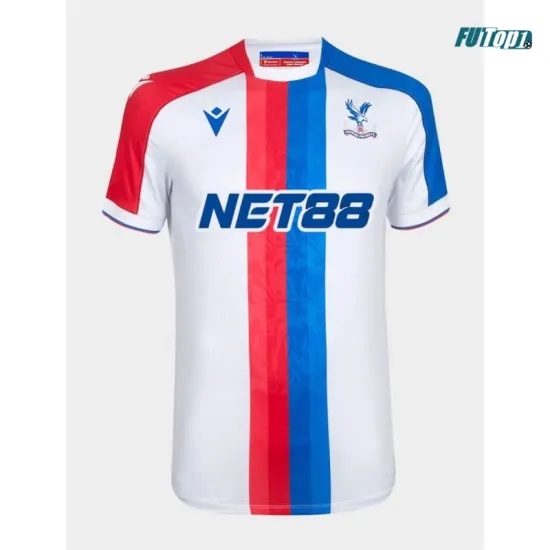 Camiseta Crystal Palace FC Visitante 2025/2026 Blanco/Azul/Rojo