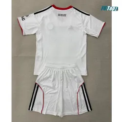 Camiseta Eintracht Fráncfort Visitante 2025/2026 Blanco Niño Kit
