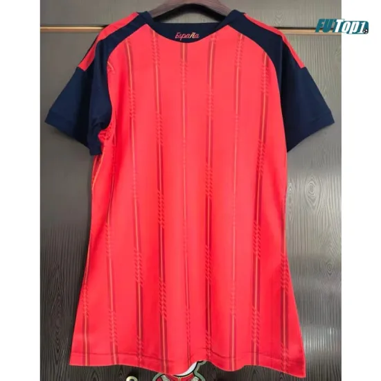 Camiseta España Local Mundial 2026 Rojo Mujer