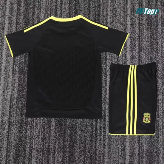 Camiseta Liverpool Alternativo 2010/11 Negro Niño Kit Retro