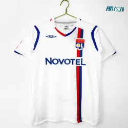 Camiseta Lyon Local 2008/09 Blanco Retro