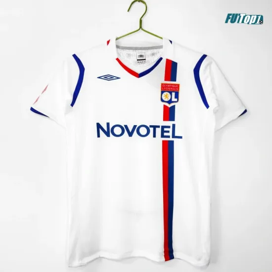 Camiseta Lyon Local 2008/09 Blanco Retro