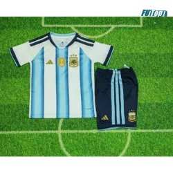 Camiseta Messi 10 Argentina Local 2026 Azul/Blanco Niño Kit