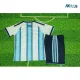 Camiseta Messi 10 Argentina Local 2026 Azul/Blanco Niño Kit