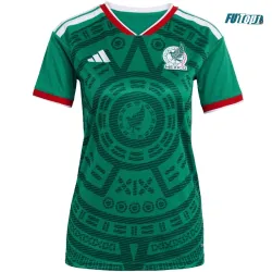 Camiseta México Local Mundial 2026 Verde Mujer