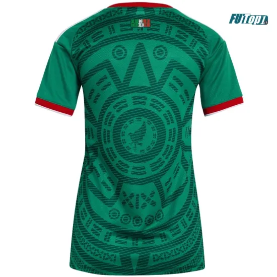 Camiseta México Local Mundial 2026 Verde Mujer