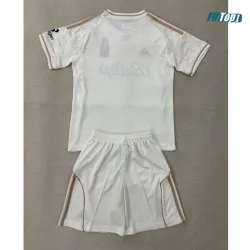 Camiseta Nottingham Forest Visitante 2025/2026 Blanco Niño Kit
