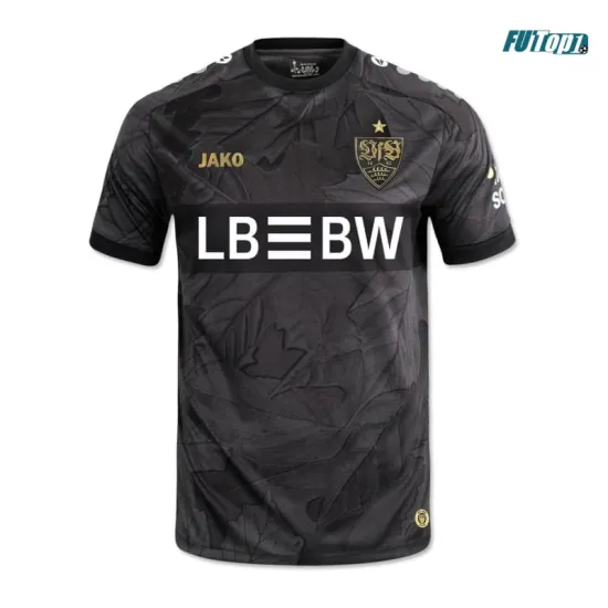 Camiseta VfB Stuttgart Alternativo 2025/2026 Gris/Negro