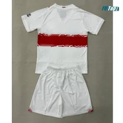 Camiseta VfB Stuttgart Local 2025/2026 Blanco Niño Kit