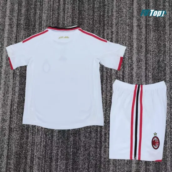 Camiseta AC Milan Visitante Retro 2009/10 Blanco Niño Kit