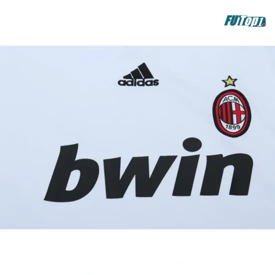 Camiseta AC Milan Visitante Retro 2009/10 Blanco Niño Kit