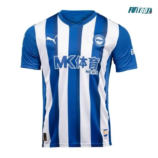 Camiseta Alavés Local 2025/2026 Azul/Blanco con Parche La Liga