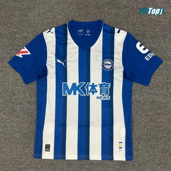 Camiseta Alavés Local 2025/2026 Azul/Blanco con Parche La Liga