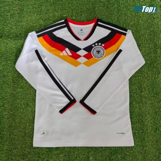 Camiseta Alemania Local Mundial 2026 ML Blanco