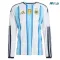 Camiseta Argentina Local 2026 ML Azul/Blanco con FIFA2022