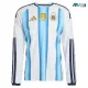 Camiseta Argentina Local 2026 ML Azul/Blanco con FIFA2022