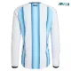 Camiseta Argentina Local 2026 ML Azul/Blanco con FIFA2022