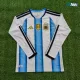 Camiseta Argentina Local 2026 ML Azul/Blanco con FIFA2022