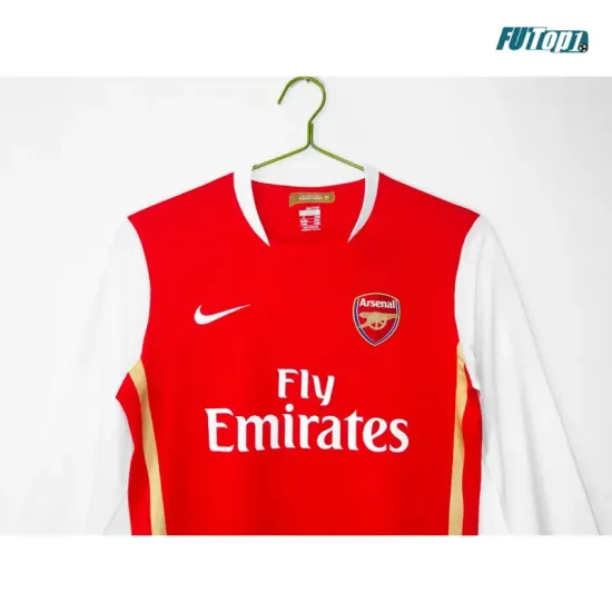 Camiseta Arsenal Local Retro 2006/07 ML Rojo