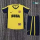 Camiseta Arsenal Visitante Retro 2000/01 Amarillo/Negro Niño Kit