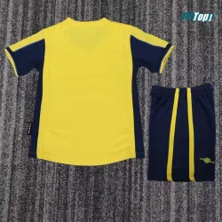 Camiseta Arsenal Visitante Retro 2000/01 Amarillo/Negro Niño Kit