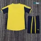 Camiseta Arsenal Visitante Retro 2000/01 Amarillo/Negro Niño Kit