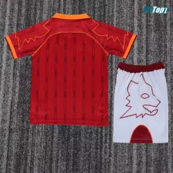 Camiseta AS Roma Local Retro 1999/00 Rojo Niño Kit