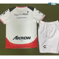 Camiseta Atlas FC Visitante 2025/2026 Blanco Niño Kit